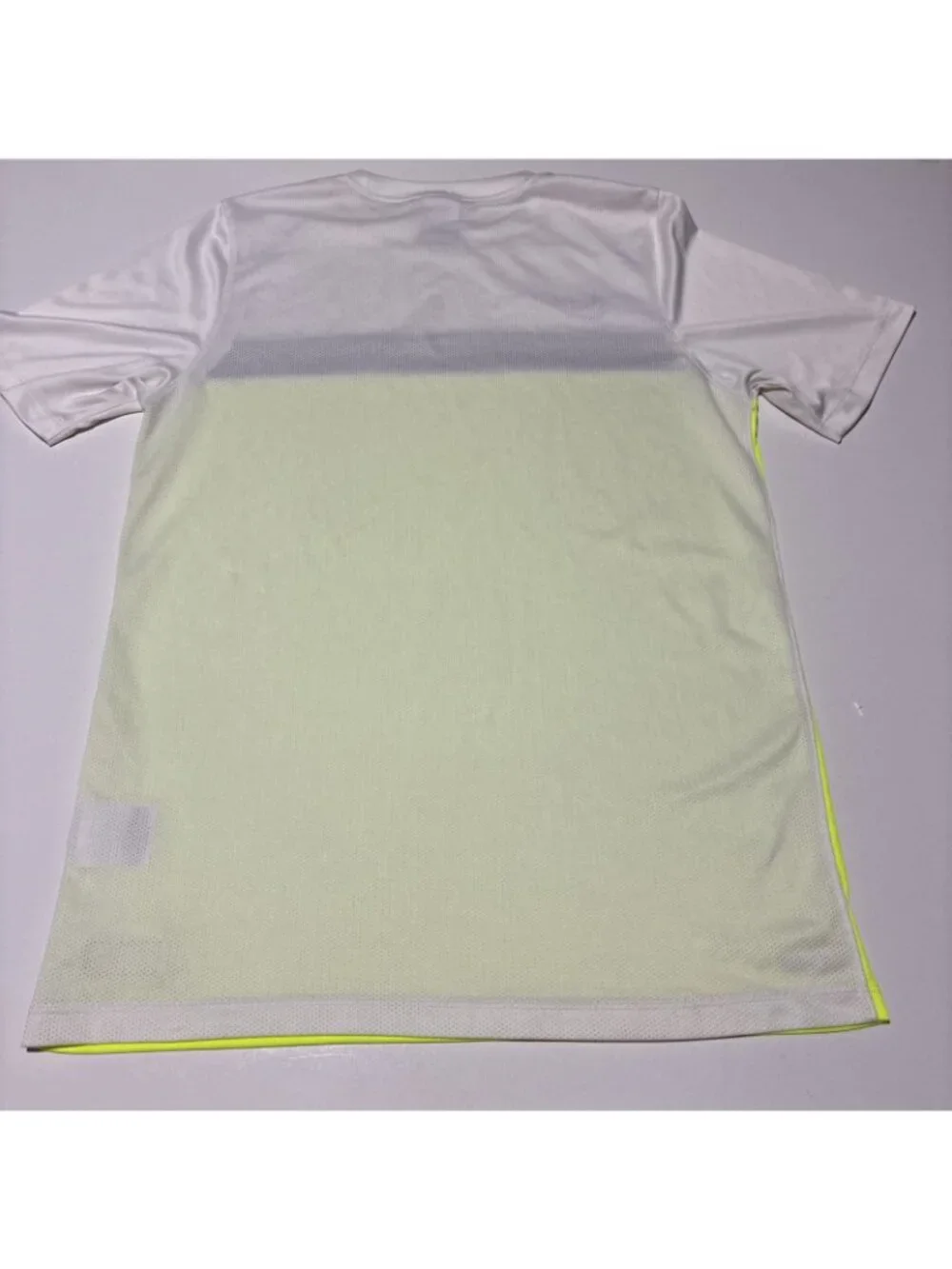Nike Dry Fit Select Soccer Jersey Neon Volt Yellow Men's Professional Grade S -M
